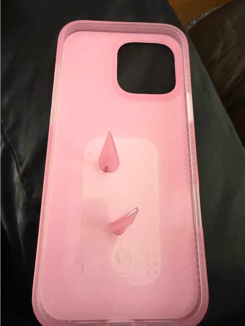 Loopy Case - 16 Pro Max - Pastel Floral Phone Case with Pink Grip (Lefty grip) - Picture 3 of 6